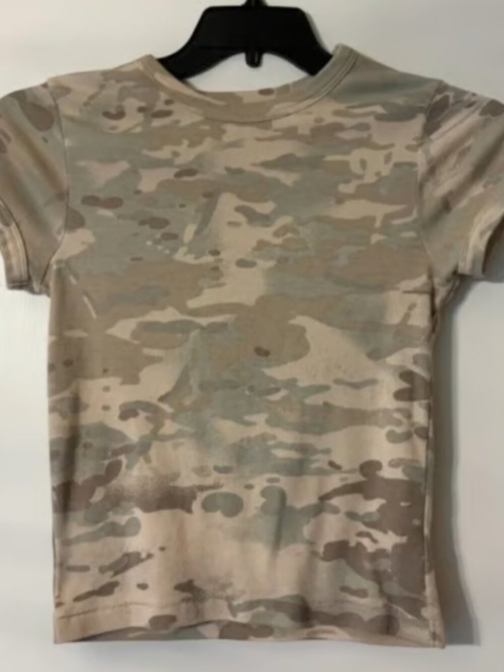 BDG Too Perfect Printed Short Sleeve Tee (Camo)